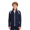 SPORT-TEK Youth Tricot Track Jacket, True Royal/White, X-Small
