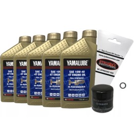 Yamaha Cyclemax Genuine OEM 2015-2023 Yamaha Bolt R-Spec Full Synthetic Oil Change Kit