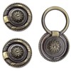 Gad2go 6 Pack Drawer Ring Pull Handles 1.77 Inch Vintage