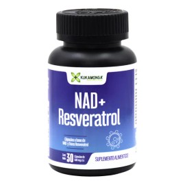 Kit Nad Resveratrol 30 Cáps Antioxidante  Inositol Myo D-chiro 60 Cáps 500 Mg                                                                         