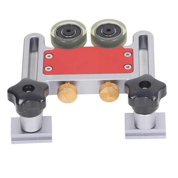 gernie Double Wheel Bearing Stock Roller Table Saw Guide Dual