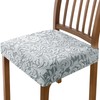 Subrtex Chair Cover, Seat Only, Seat Cover, Jacquard Floral Pattern,