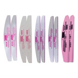 Fantasy Nails Kit 10limas Grano 80/80, 100/100, 120/120, 150/150, 180/180