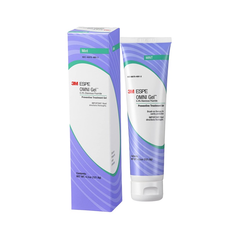 3M 70201400788 OMNI Gel Brush-On Fluoride, 0.4% Stannous Fluoride, Extra