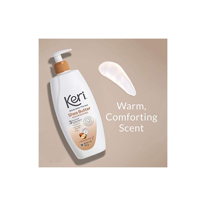 Keri Whole Body Therapy Loción Manteca Karité Hidratación Continua Humectantes