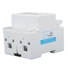 Electricity Watt Hour Meter Dual Color LED Indicator Rail Mount