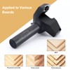 CNC Spoilboard Surfacing Router Bit, 1/2" Shank 2" Cutting Diameter,