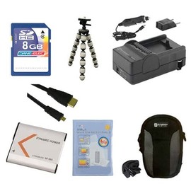 Sony Cyber-Shot DSC-WX220 Digital Camera Accessory Kit Includes: SDNPBN1 Battery, SDM-1515 Charger, KSD48GB Memory Card, SDC-21 Case, HDMI6FMC AV & HDMI Cable, ZELCKSG Care & Cleaning, GP-10 Tripod