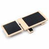 Single-Foot Wooden Ankle Balance Board with Non-Slip Surface for Stability