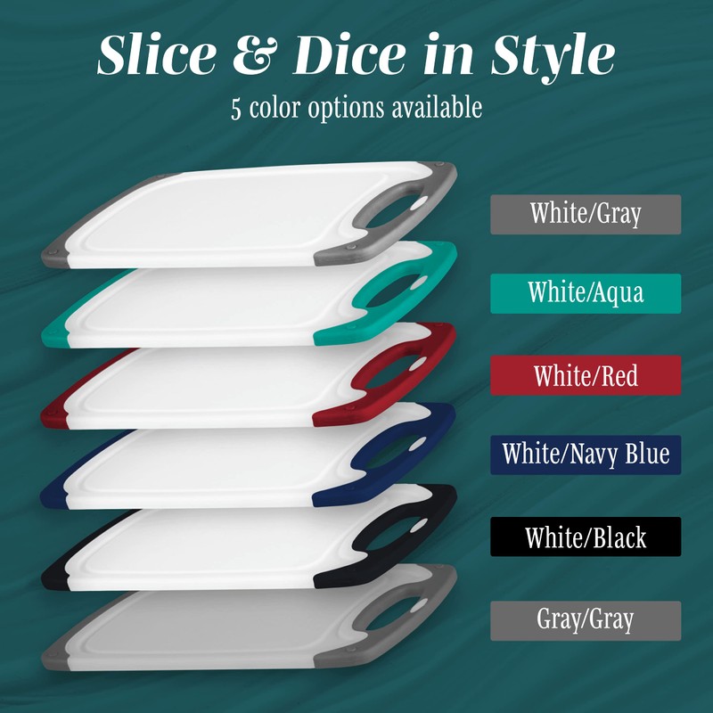 Cutting Boards for Kitchen - BPA-Free Chopping Board - Different