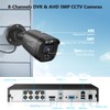 Full HD 5MP Definition Outdoor Wired Security Camera System Indoor