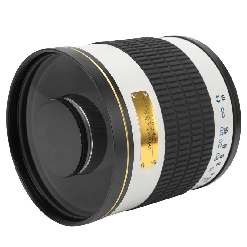 500mm F6.3 Telephoto Manual Focus Mirror Lens with Adapter Ring