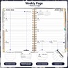Diary 2026 Week to View, A5 Weekly Planner Notebook from