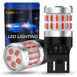 W21/5W 7443 LED Brake Bulbs Red, 7440 7441 7443 7444 T20 Car Light Bulb for Backup Reverse Parking Light Turn Signal Brake Tail Lights, Pack of 2