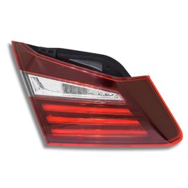 Replacement for Honda 2016 2017 Accord Sedan LED Tail Lamp Assembly, Rear Inner Left/Driver Side, OEM: 34155-T2A-A21, Partslink: HO2802109