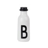 Design Letters Personal Water Bottle White (B) | BPA Free