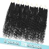 WoWCFyyds 8 Packs Crochet Braids Hair Curly 24 Inch Goddess