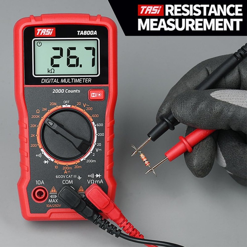 Yiko Multimeter Digital, Multitester NCV, Voltmeter Ohmmeter Ammeter TRMS 4000