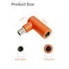 Naubluvo DC 7909 to DC 8020 Adapter 90-Degree Right Angle