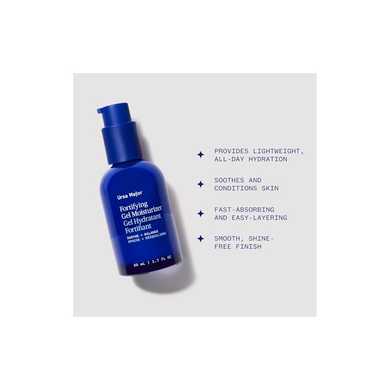 Ursa Major Fortifying Gel Moisturizer | Hydrating Daily Moisturizer |