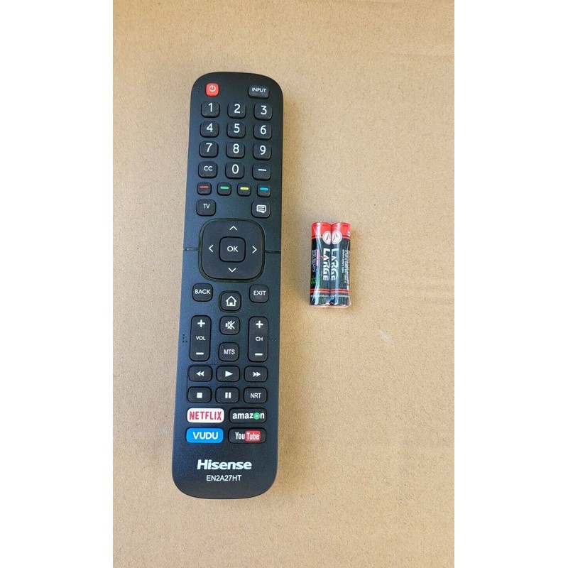 HISENSE EN2A27HT SMART TV REMOTE CONTROL FOR 30H5D 40H5D 43H7D