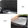 Parasol Coche Plegable Tipo Paraguas 79 145 cm Protector Reflectante
