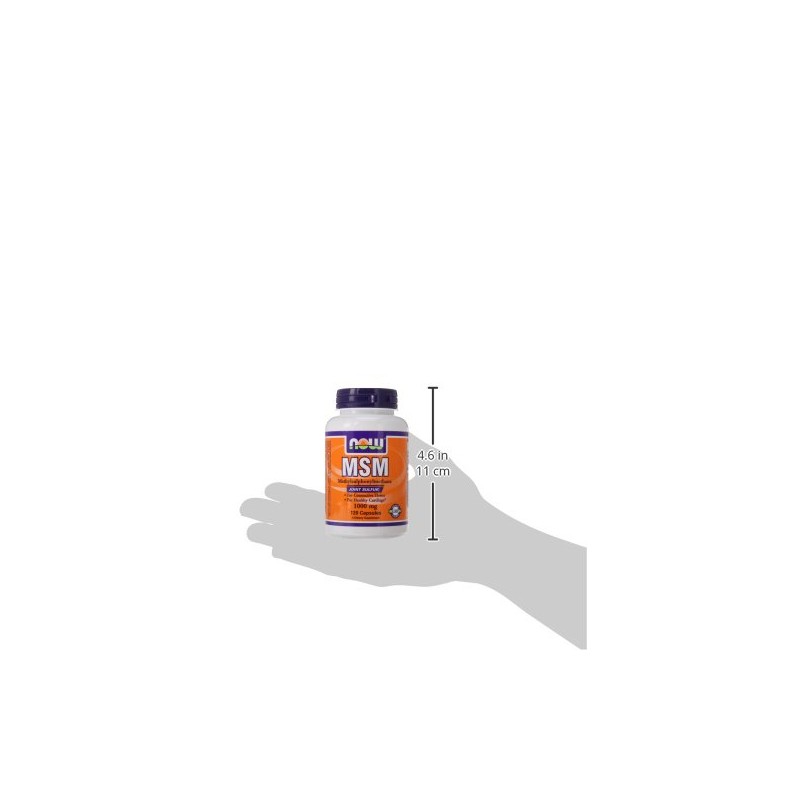 NOW MSM 1000 mg,120 Capsules