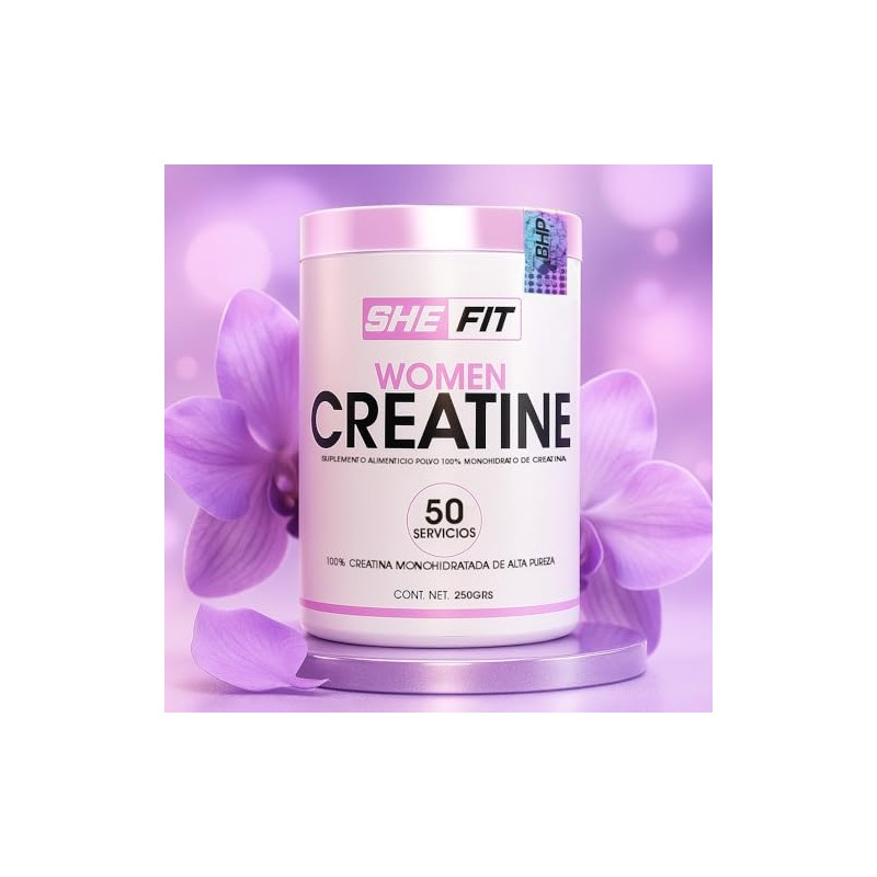 BHP NUTRITION- Women creatine, creatina monohidratada 100% pura, creatina para