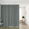 YunNephele Ceiling Curtain Rod 56-108 inch,Adjustable Metal Single Window Curtain