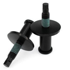 ANP PUAUTO 1L3Z-99404A42-AA Rear Tailgate Striker Latch Lock Bolt Screw Set Fits for 1997-2016 Ford F150 F250 F350 F450 F550 Super Duty Explorer Sport Trac (2 PCS)