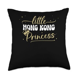 Hong Kong Gifts Funny Flag Hong Kong Throw Pillow, 18x18, Multicolor