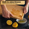 Deer & Oak Premium Extra Large Bamboo Cutting Board -