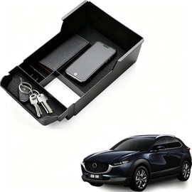 Accesorios Compatibles con Mazda CX30,Organizador de Consola Central,Caja de Almacenamiento Central(Compatible con Mazda CX-30 2020/2021/2022/2023/2024/2025)