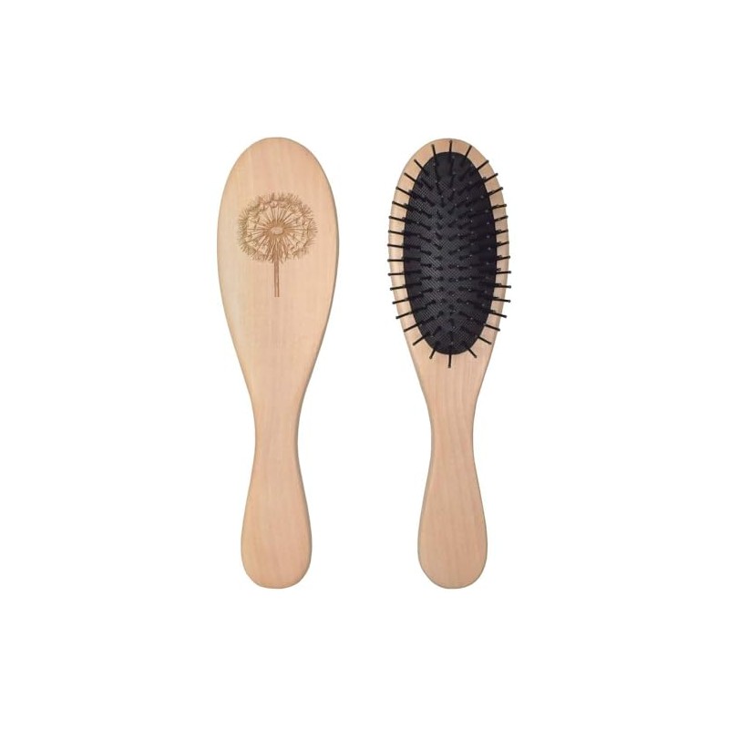 'Single Dandelion' Wooden Hairbrush (HA00055794)