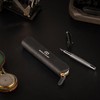 Antony Olivier Real Leather Pencil Case | Black Pen Pouch