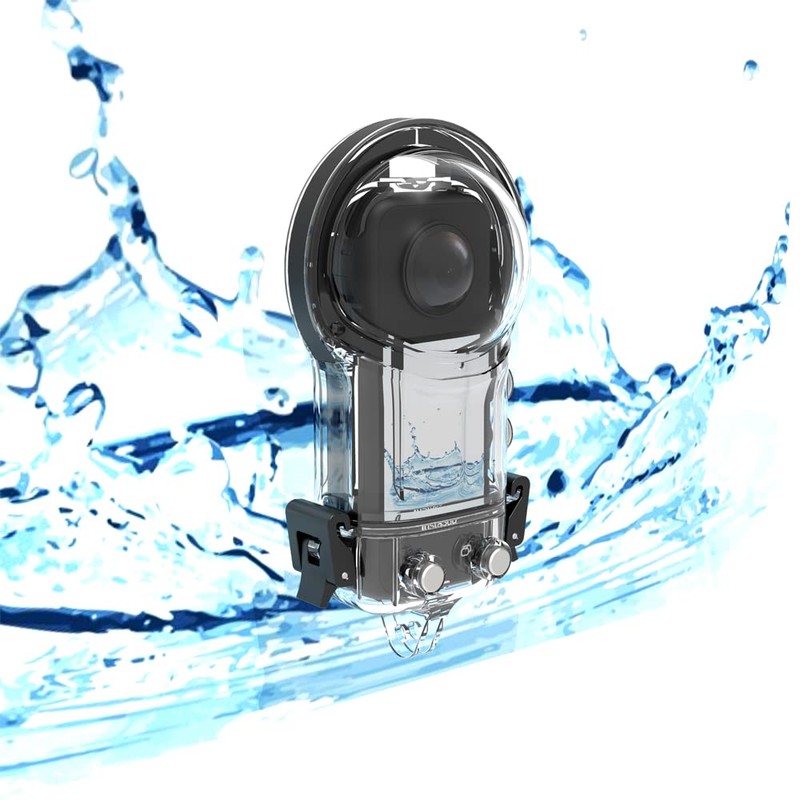 UKATOF Insta360 X3 Waterproof Case, 700% Submersible Dive Bug Protection