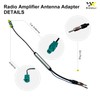 Radio Wiring Harness with Antenna Adapter Compatible with Chrysler 2015-2020/Dodge