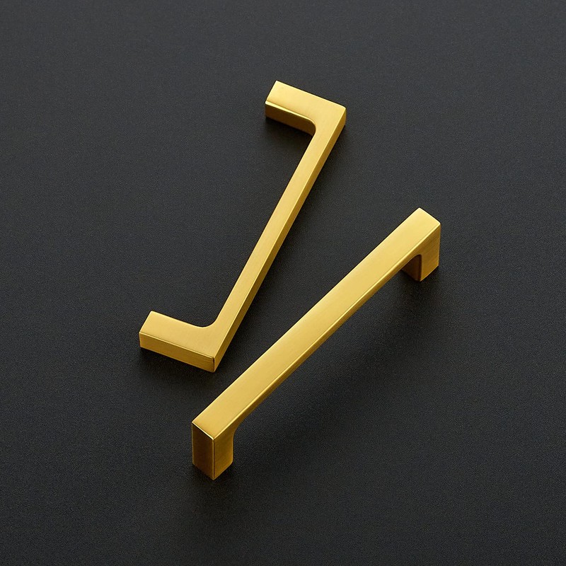 Ravinte 30 Pack Solid 4 Inch Square Cabinet Handles -