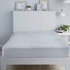 Fusion Silver Brushed Cotton Single Fitted Sheet - 90 x