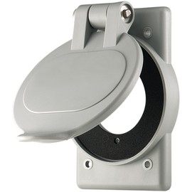 EATON WP1 1-Gang Weatherproof Nylon Cover for 15A, 20A & 30A Devices, 3.25