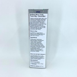 Lion Dent Health Brilliant More Double Toothpaste – Citrus Mint (3.2 oz, Green)