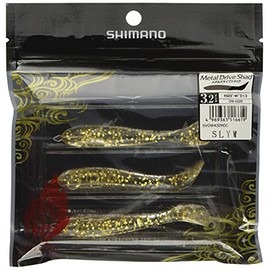 SHIMANO OW-432R Keimura Gold 013 Flounder Surf Saltwater Lure Worm Thermal Sand Metal Drive Shad 3.2"