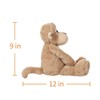 Apricot Lamb Stuffed Animal light brown monkey, Soft Toys Plush