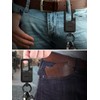 Miroddi Keychain with Smart Tracker, Men's Keychain Works with Find