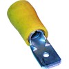 Male Yellow Blade Terminals & Connectors 6.3MM Pack of 50