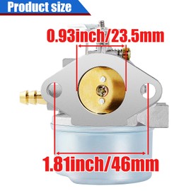 Yingshop Carburetor Compatible for Tecumseh 640349 640052 640054 640058 640058A HMSK80 HMSK85 HMSK90 HMSK100 HSMK110 LH318A LH358SA 8HP 9HP 10HP Snowblower Generator Chipper Shredder Carb