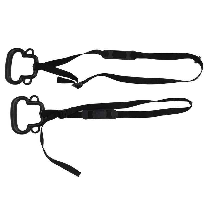 2Pcs Kids Gymnastic Rings Monkey Shape Load Bearing 150KG Ergonomic