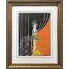 Erte "Printemps Newly Custom Framed Print 14.5" x 17.5"