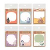 Shio QF151 Message Hanko Sticky Notes, 30 Sheets (Osamu Dazai)