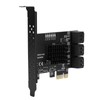 Expansion Card PCIE to 6Port SATA3.0 Hard Disk 6G ASM1166
